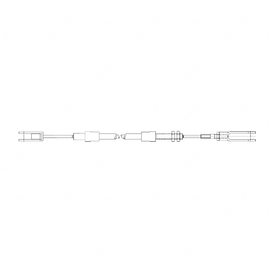 TBB 61170309 ASSY,BRAKE CABLE