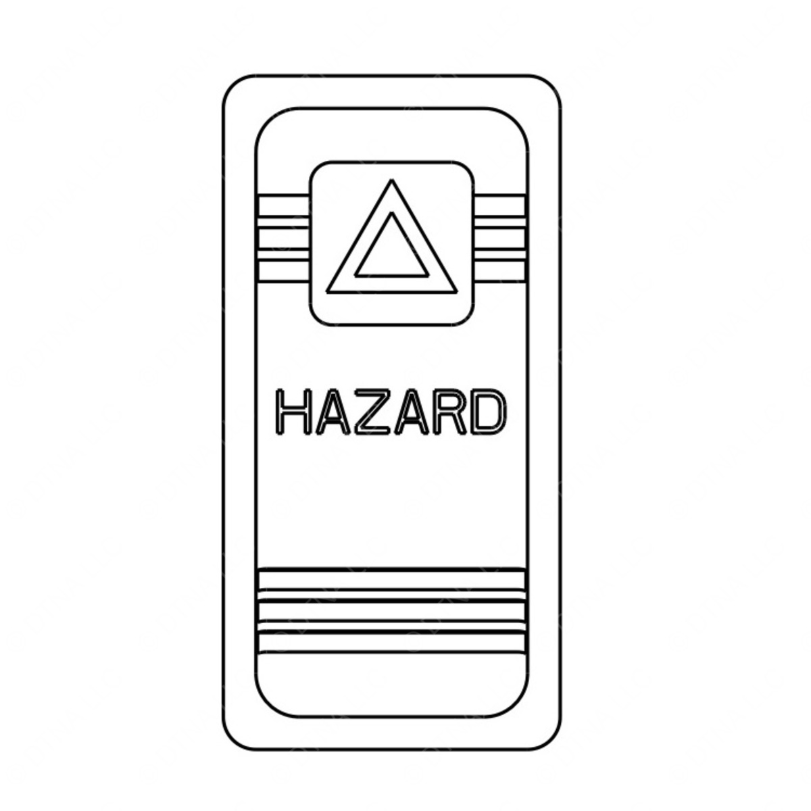 TBB 61201749 SW RCKR 10A 12V (HAZ