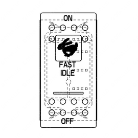 TBB 61201931 SW RKR FAST IDLE SPS