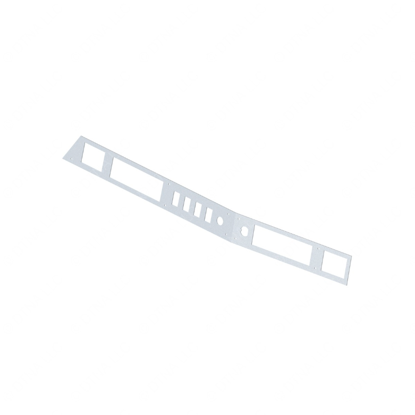 TBB 61201951 DASH PLATE LWR KEYED