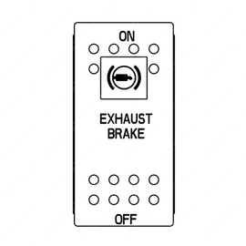 TBB 61202162 EXHAUST BRAKE SWITCH SPST
