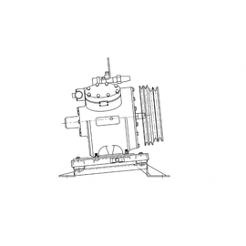 TBB 61230619 COMPRESSOR, AND MOUNT KIT,  ADM