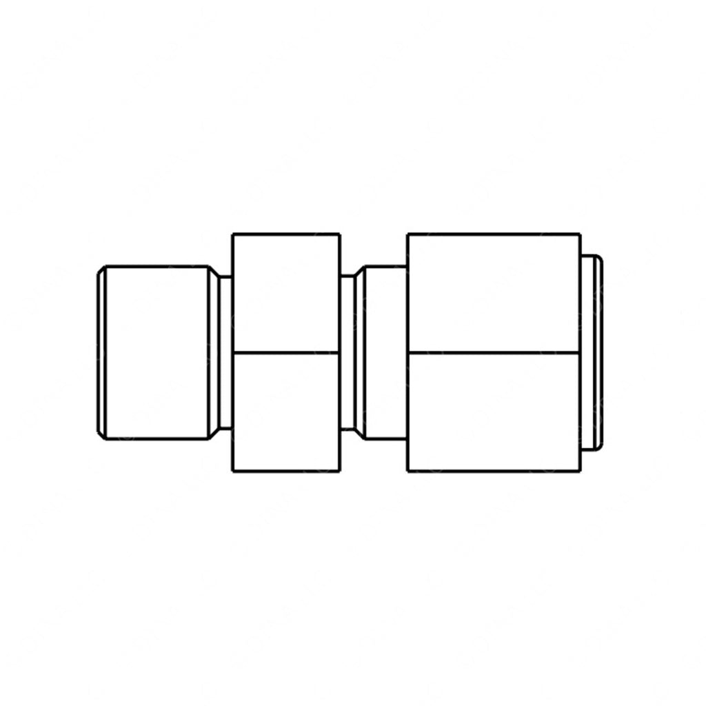 TBB 61270490 MALE CONNECTOR STRT THRD 9/16-18 O-RING