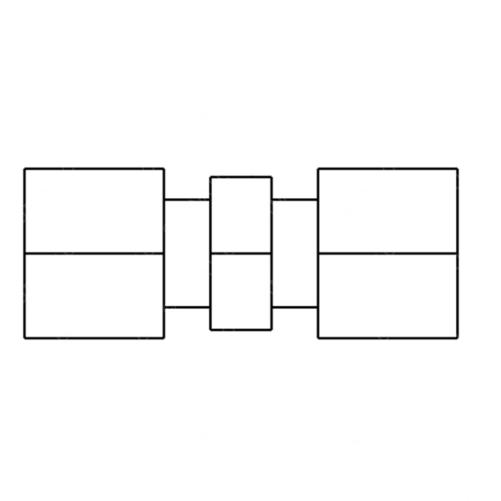 TBB 61270495 UNION 3/8 TUBE COMPRESSION SEAL