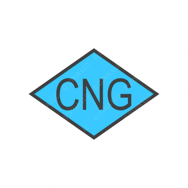 TBB 61270611 DECAL COMP NTL GAS