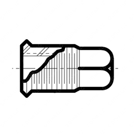 TBB 61340122 NUT, WHEEL - RH INNER C