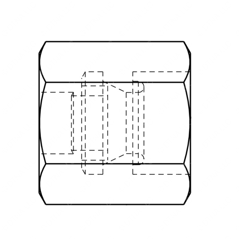 TBB 61360970 DUAL FUNCTION NUT 6M