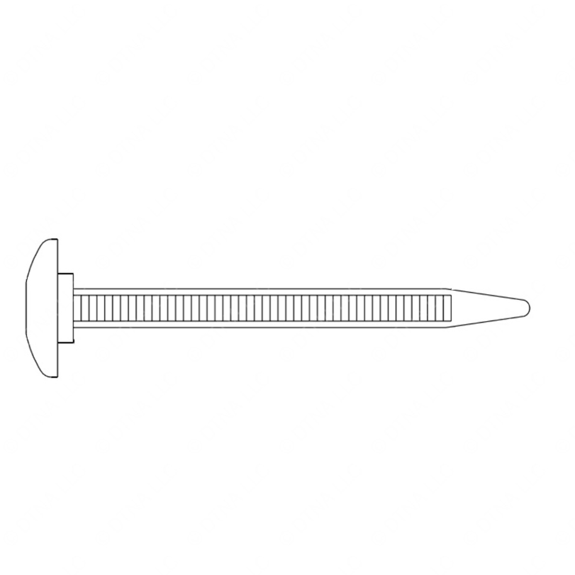 TBB 61371374 BUTTON HEAD TIEWRAP