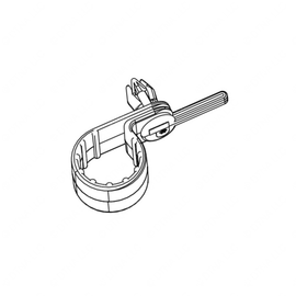 TBB 61480924 NYLON CABLE CLAMP HEAVY DUTY 3/4IN ID