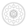 TBB 62160201 PULLEY - ASM FAN TENSI