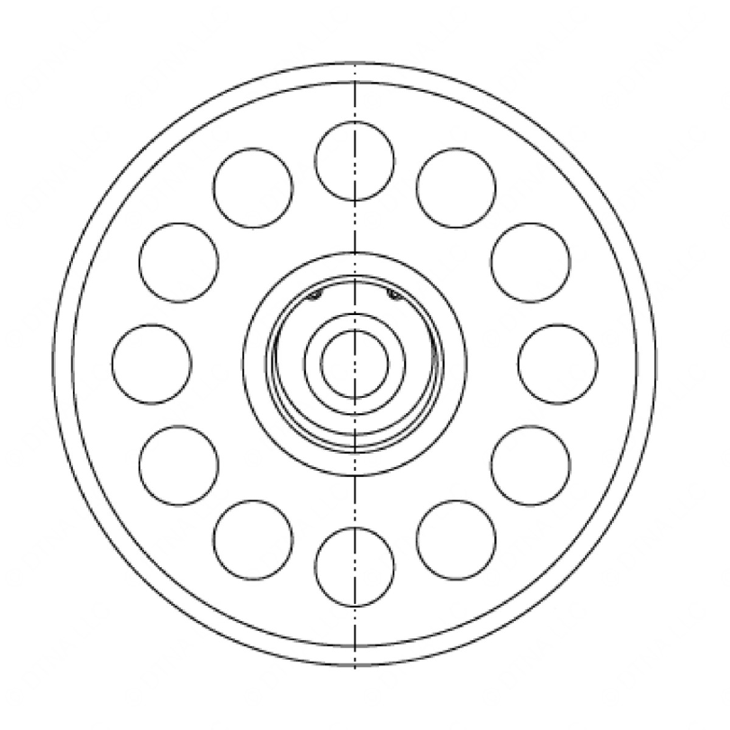 TBB 62160201 PULLEY - ASM FAN TENSI