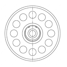 TBB 62160201 PULLEY - ASM FAN TENSI