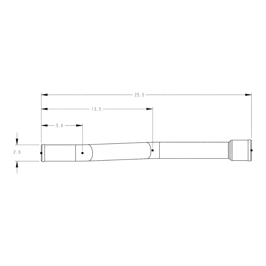 TBB 62192573 UPPER RAD PIPE