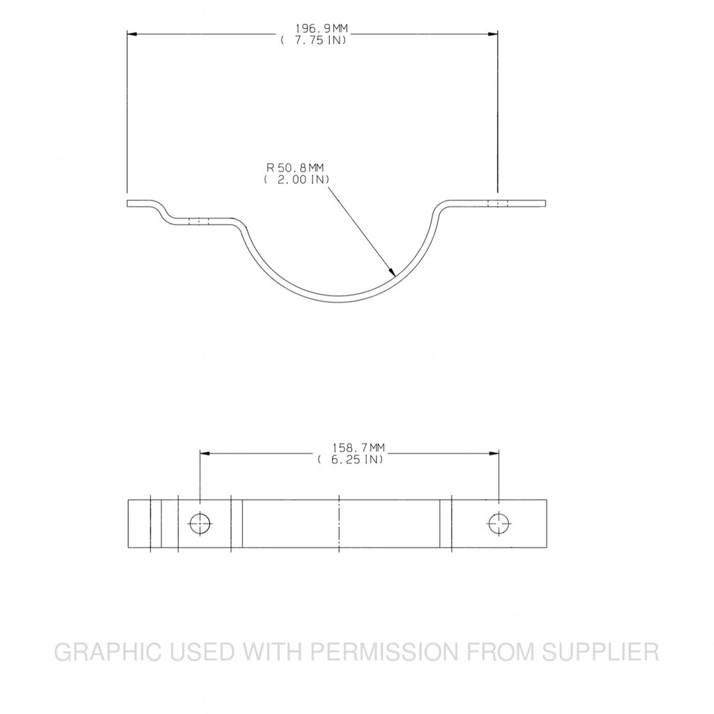 TBB 62240474 CLAMP - HNGR 4 EXHAUS