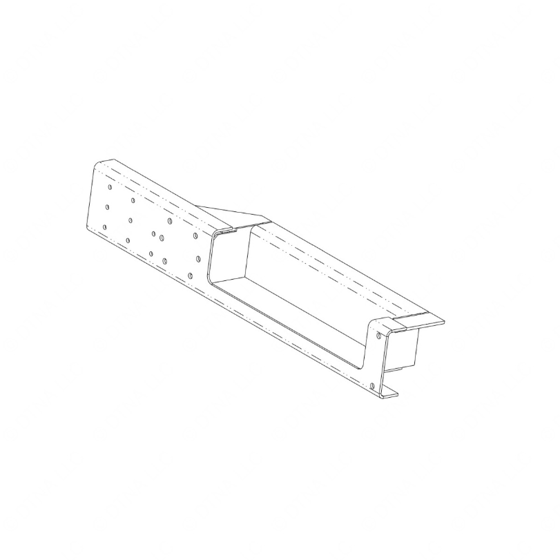 TBB 62261532 LINER FRAME RAIL 5/16 SUB ASSY