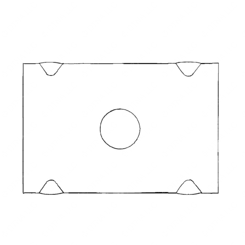 TBB 62300093 PLATE-U BOLT SEAT,
