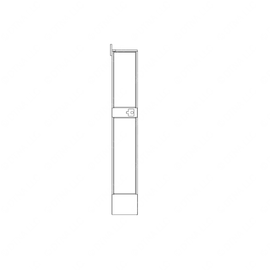 TBB 64005104 DOOR - RR LEAF WELDED