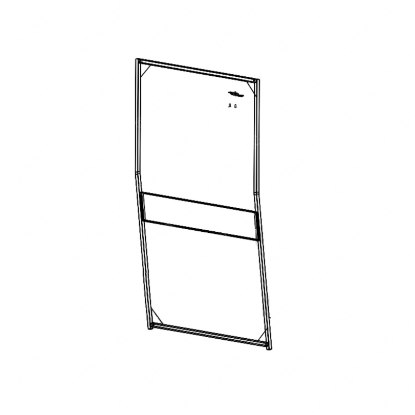 TBB 64005843 DOOR - ALUMINUM RR EMERGEN