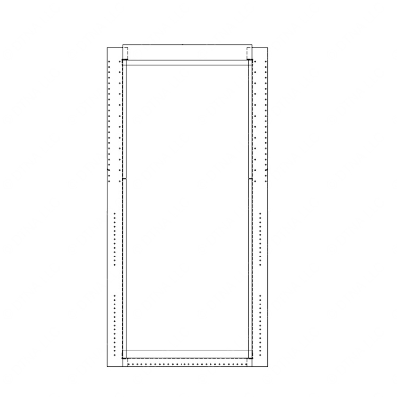 TBB 64006863 FRAME ASM,SIDE EMERG DR,28.75IN 73IN HR