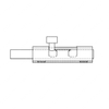TBB 64008781 LATCH, 3 BAREL BOLT
