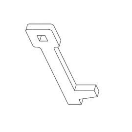 TBB 64008900 PAWL,VANDALOCK,ALUMINUM