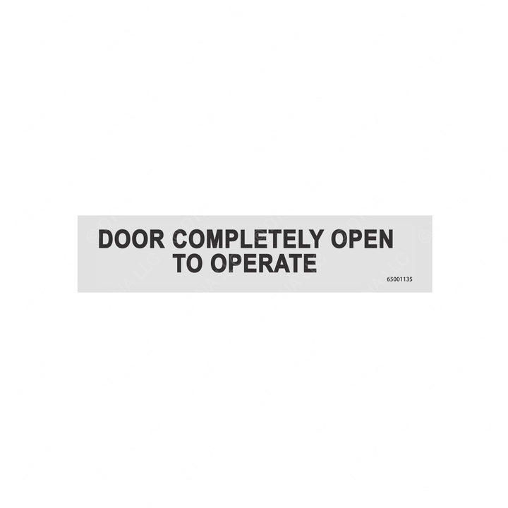 TBB 65001135 DECAL LIFT (BLK/WHIT