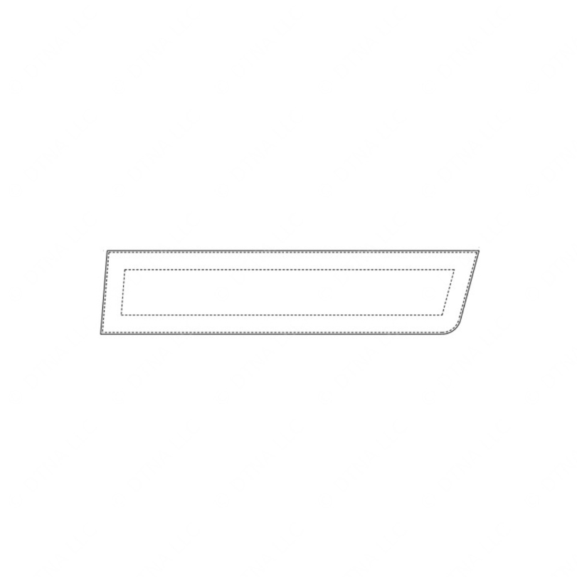 TBB 65001942 END PAD ASM,BLK,RS,LUGGAGE RACK TUBULAR