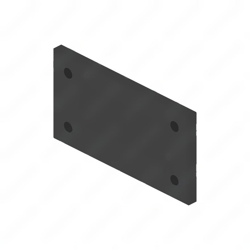 TBB 65002190 Plate Ctr Post Bottom Topless Lugg Compt