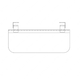 TBB 65006945 VISOR - SUN, 6 X 18