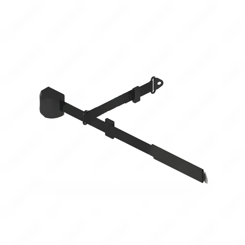 TBB 65007957 SEATBELT,PASSENGER,PUSH BUTTON,BLK