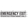 TBB 65009951 DECAL EMERGENCY DR