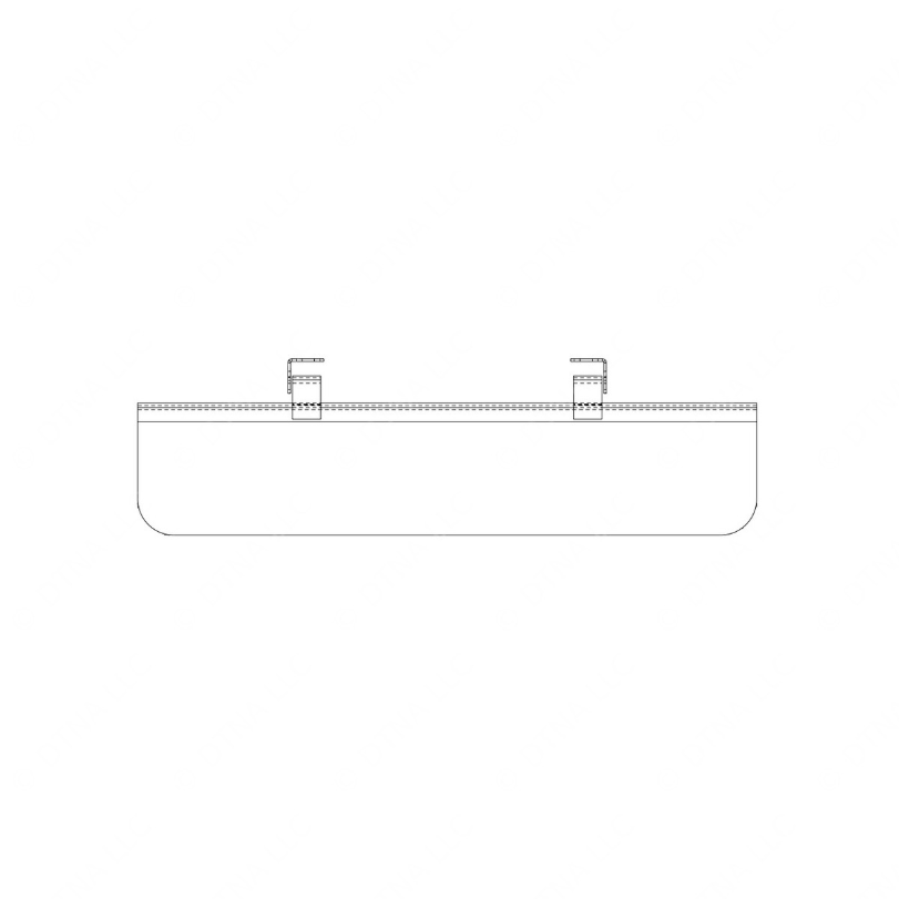 TBB 65011962 VISOR, SUN ACRYLIC