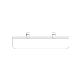 TBB 65011962 VISOR, SUN ACRYLIC