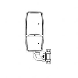 TBB 65011970 MIRROR KIT REARVIEW