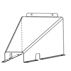 TBB 66001329 COVER - HOSES A/C BOTTOM
