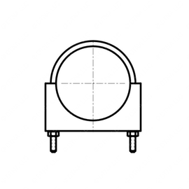 TBB 67000085 Clamp Muffler 1 5/8