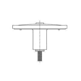 TBB 67000168 HANDLE-T,POP-UP FL