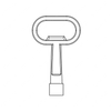 TBB 67000578 8MM TRIANGULAR KEY