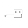 TBB 67000680 HINGE LEAF ASM