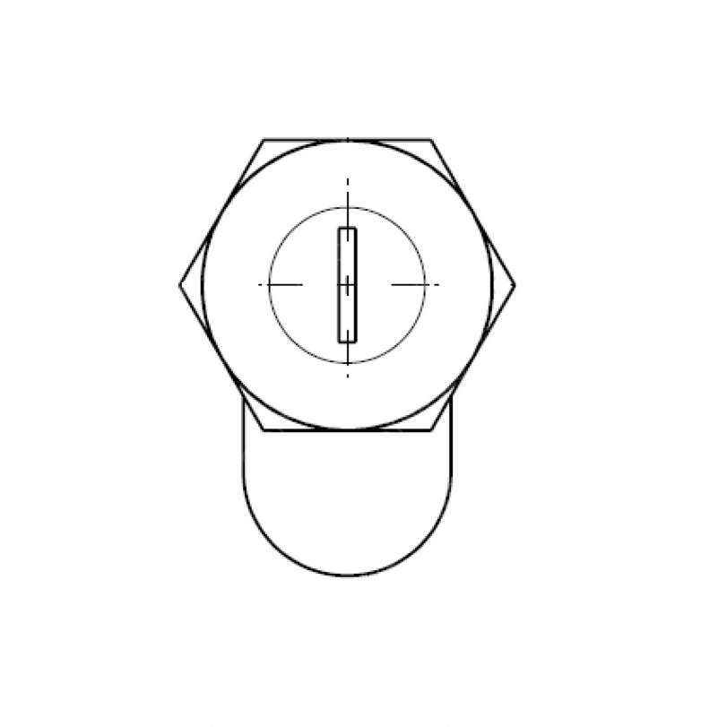 TBB 67000780 CYLINDER LOCK KEY OPERATED (CH 545)