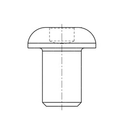 TBB 69002262 SCREW MACH 1/4-20 X