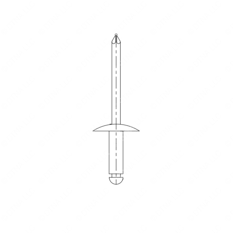 TBB 69005021 RIVET - POP, 3/16X 9/1