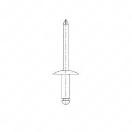 TBB 69005021 RIVET - POP, 3/16X 9/1
