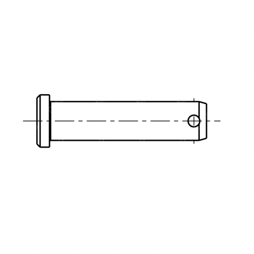 TBB 69006306 PIN CLEVIS 3/8X2CAS