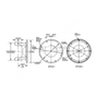 TDA 17N2 739 FLANGE YOKE