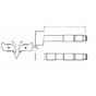 TDA 2210L6746 BRAKE CAMSHAFT-LH