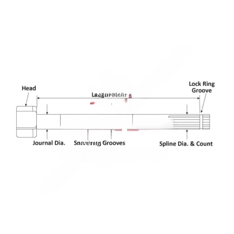 TDA 2210L7656 CAM SHAFT-BRAKE