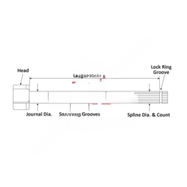 TDA 2210Y7695 CAMSHAFT-BRAKE
