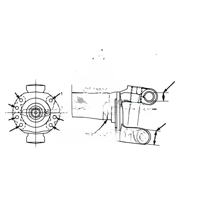 TDA A30 3111K2299 KNUCKLE ASSY