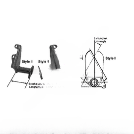 TDA H59 3299P6256 BRACKET ASSEMBLY, BRAKE CHAMBER